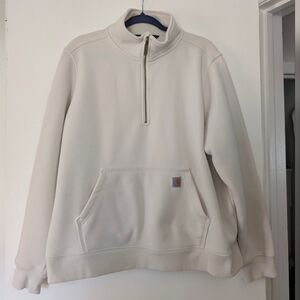 Carhartt Women's Three Quarter Zip Mock Neck Relaxed Fit Sweatshirt XXL